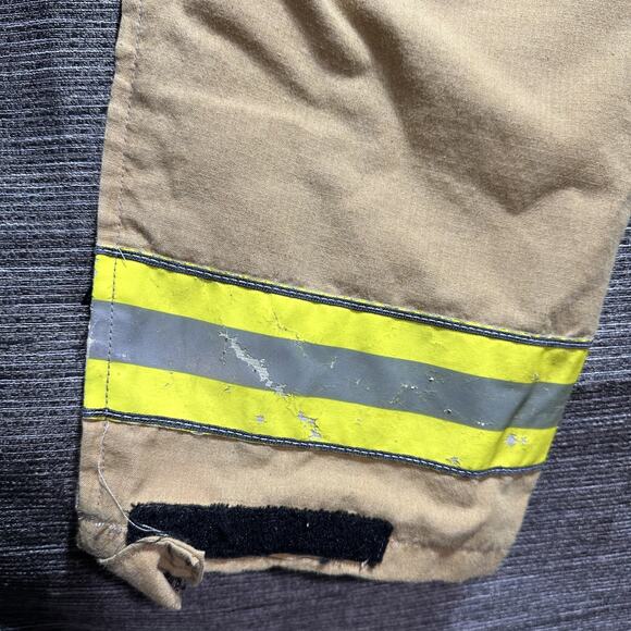 Globelife Pants Men's Size L Yellow Firefighter Tech Rescue Pant Vintage RARE - Picture 13 of 16